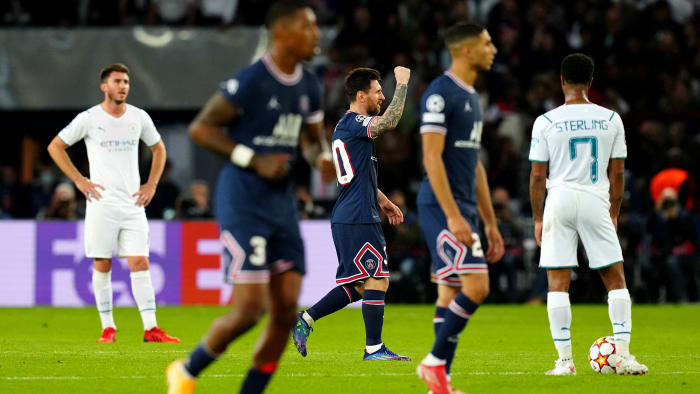 Messi and PSG beat Manchester City in Champions League